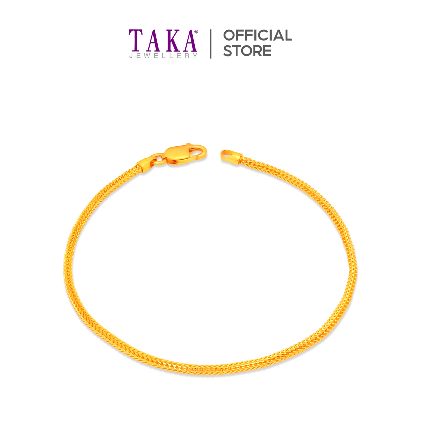 TAKA Jewellery 916 Gold Bracelet DG