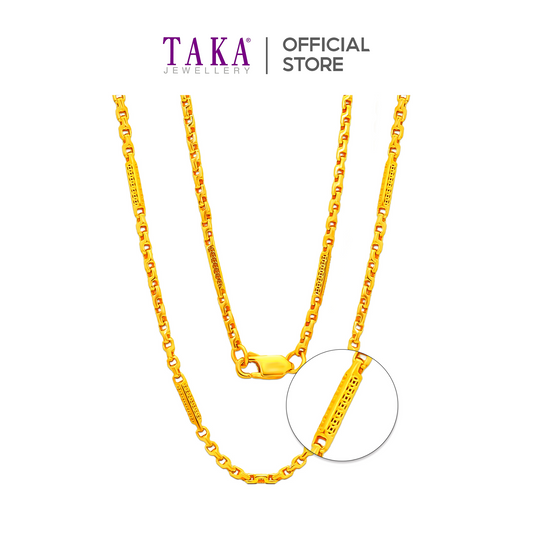 TAKA Jewellery 916 Gold Chain Necklace