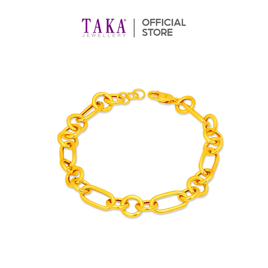 TAKA Jewellery 916 Gold Bracelet Links